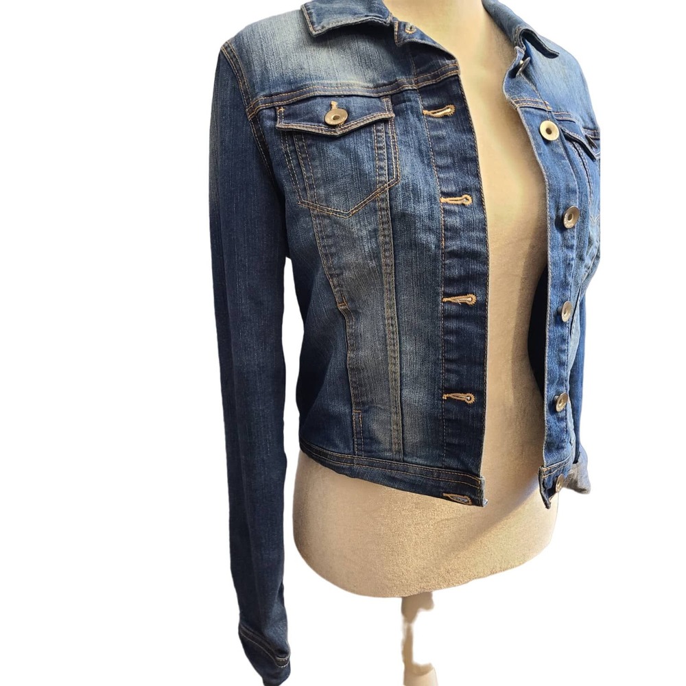 EUC Kensie Jeans Women's Denim Jacket Medium Wash Size S